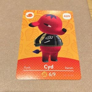 Nintendo Amiibo card- Animal Crossing Cyd
